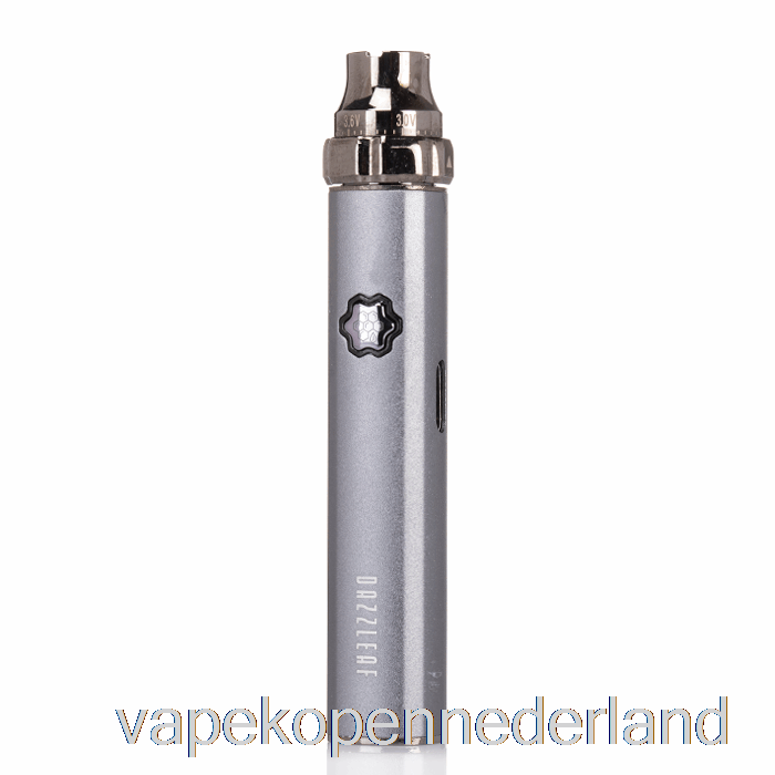 Elektronische Sigaret Vape Dazzleaf Squarii Top Twist 510 Batterij Donkergrijs